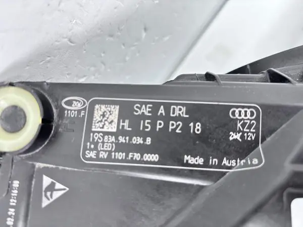 83A941034B 2019 2020 2021 2022 2023 AUDI Q3 LED FRONT RIGHT OEM HEADLIGHT - Image 13