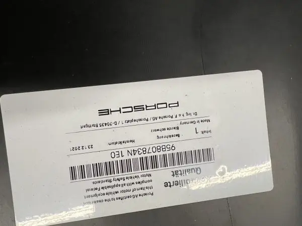2016 2017 2018 2019 2020 2021 PORSCHE MACAN REAR BUMPER LOWER VALANCE 95b807834n - Image 10