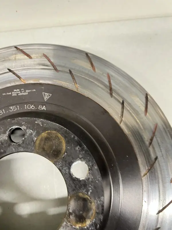 981.351.106.8A Front Right Brake Rotor Disk Porsche Cayman GT4 Clubsport 981 - Image 8