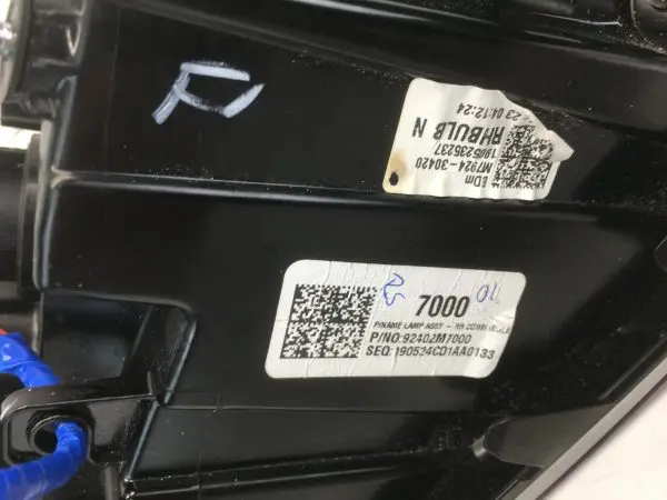 🎈🎈  2019 2020 2021 KIA FORTE LED REAR RIGHT OEM TAIL LIGHT OUTER 92402M7000 - Image 10
