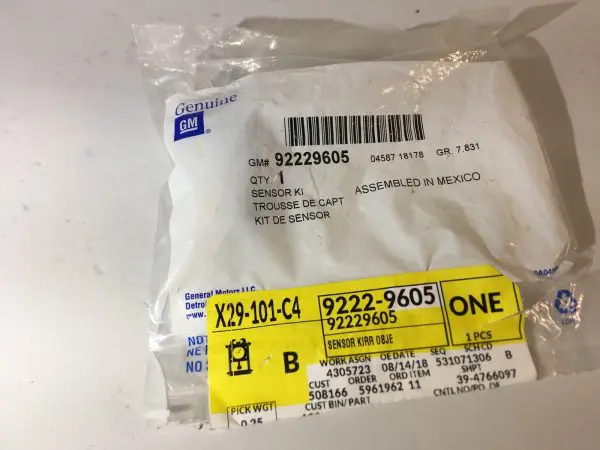 92229605 GM GENUINE BACK UP SENSOR CHEVY BUICK GMC PARKING ASSISTANT NEW OEM - Image 6
