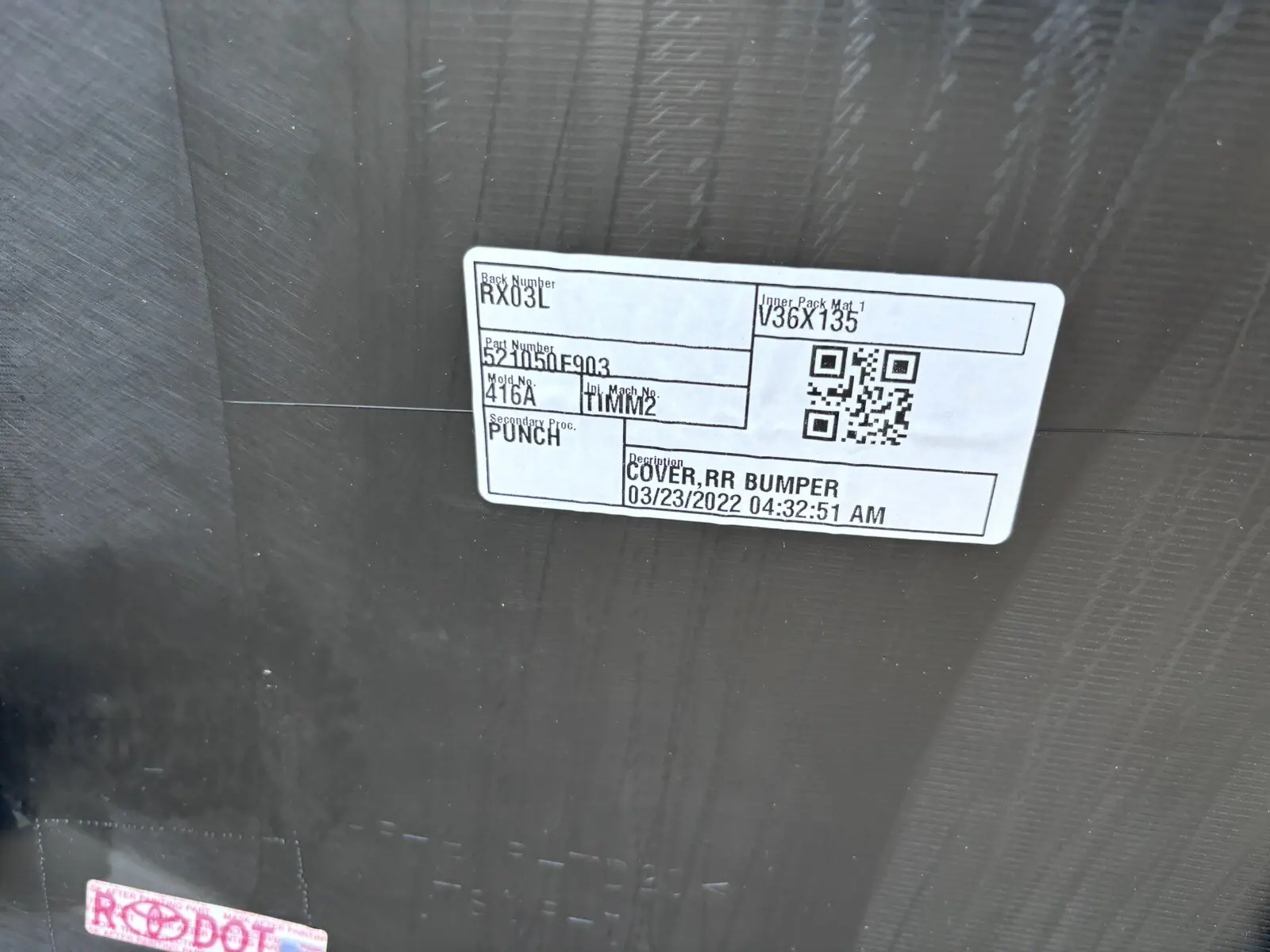 OEM 52105-0E903 2010 2011 2012 2013 2014 2015 Lexus Rx Rx350 Rx450 Rear Bumper - Image 16