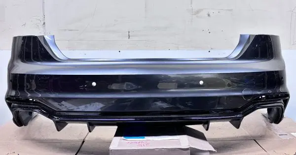 OEM 2019 AUDI RS5 SPORTBACK REAR BUMPER WITH CARBON SPOILER DIFFUSER 8w6807521af