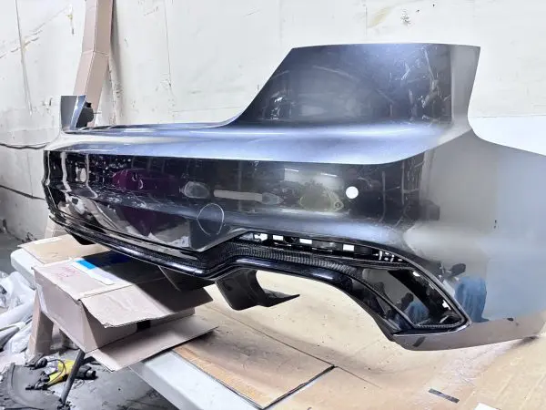 OEM 2019 AUDI RS5 SPORTBACK REAR BUMPER WITH CARBON SPOILER DIFFUSER 8w6807521af - Image 7