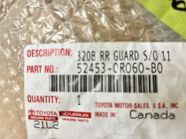 OEM 2019-2023 TOYOTA RAV4 REAR BUMPER LOWER VALANCE TRIM 524530R060 GREY GY11 - Image 10