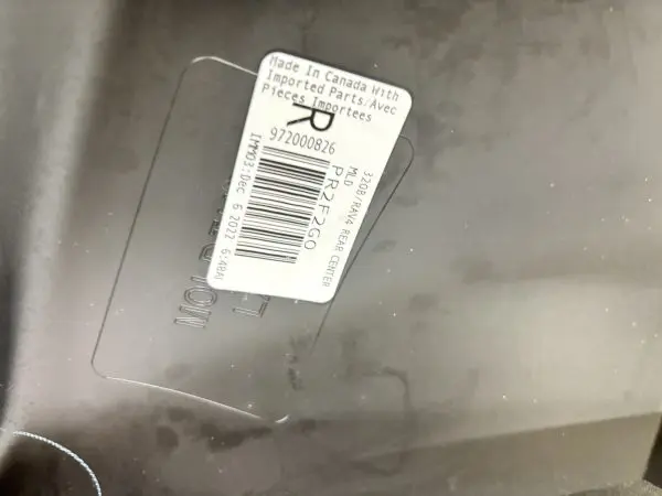 OEM 2019-2023 TOYOTA RAV4 REAR BUMPER LOWER VALANCE TRIM 524530R060 GREY GY11 - Image 17