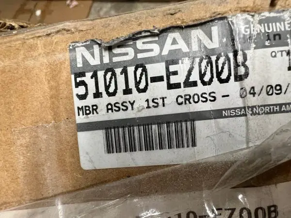 51010ez00b 2016 2017 Nissan Titan Member Assembly  1st Cross New Genuine OEM - Image 14