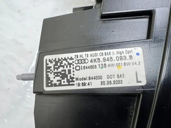 2019 2020 2021 2022 2023 AUDI A6 S6 RS6 ALL ROAD LED LEFT INNER OEM TAIL LIGHT - Image 10