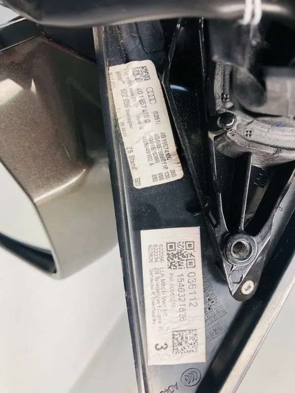 2012 2013 2014 2015 2016 2017 2018 AUDI A6 S6 FRONT RIGHT SIDE VIEW OEM MIRROR - Image 8