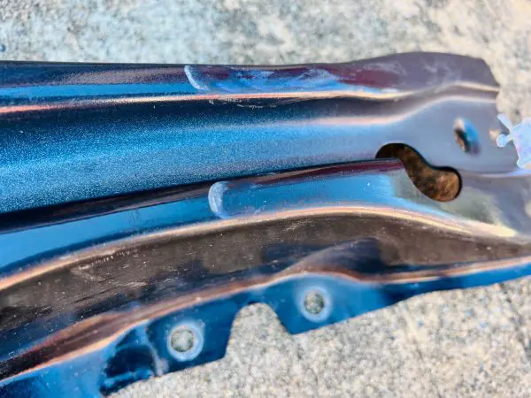 2011-2014 2015 2016 2017 2018 VOLVO S60 V60 REAR OEM IMPACT REINFORCEMENT BAR - Image 3