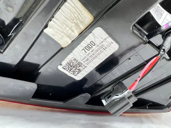 92401-M7000 2019 2020 2021 KIA FORTE LED REAR LEFT OEM TAIL LIGHT - Image 13