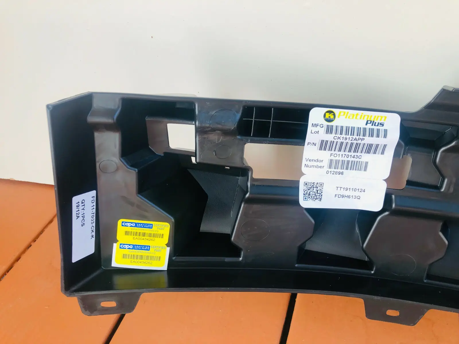 2013 2014 2015 2016 FORD FUSION REAR BUMPER ABSORBER DS7Z17E855A - Image 9