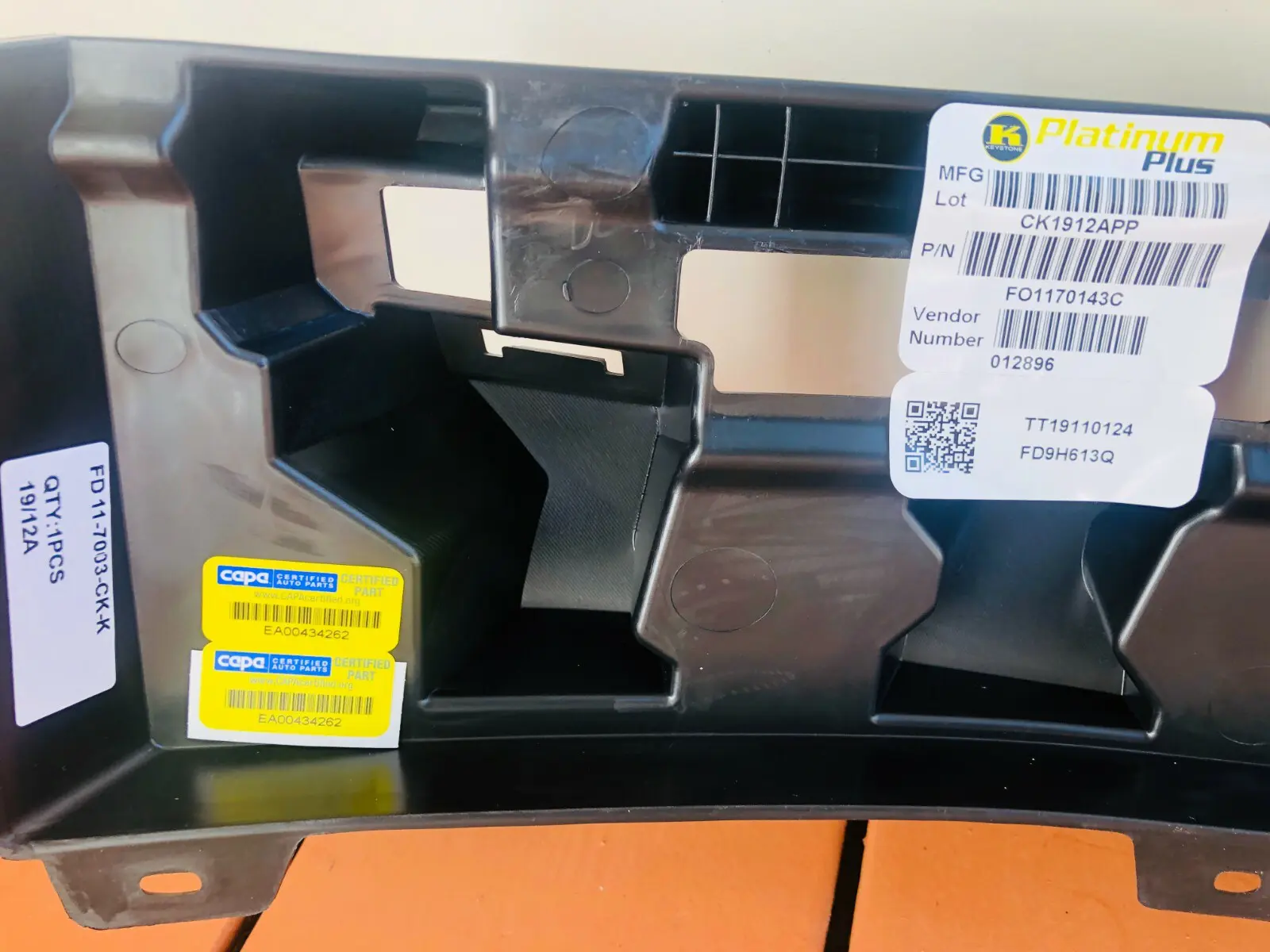 2013 2014 2015 2016 FORD FUSION REAR BUMPER ABSORBER DS7Z17E855A - Image 10