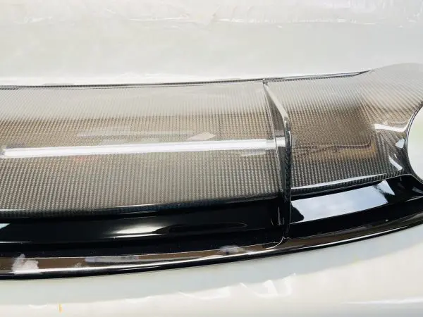 2015 2016 2017 2018 AUDI RS7 REAR BUMPER OEM VALANCE SPOILER PANEL CARBON FIBER - Image 3