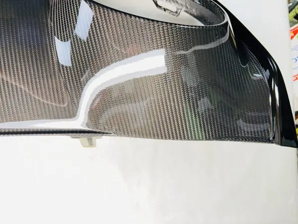 2015 2016 2017 2018 AUDI RS7 REAR BUMPER OEM VALANCE SPOILER PANEL CARBON FIBER - Image 6