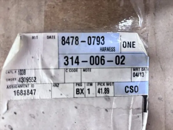 OEM 2020 CHEVY EQUINOX 2.0L 4 CYL MAIN WIRE HARNESS 84780793 - Image 2