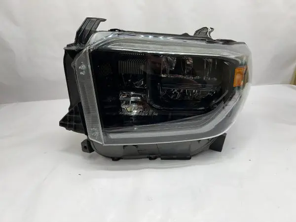 2018 2019 2020 2021 toyota tundra led black bezel front left oem headlight