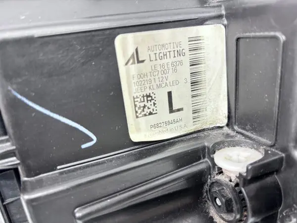 68275945AH  2019 2020 2021 2022 2023 JEEP CHEROKEE LED FRONT LEFT OEM HEADLIGHT - Image 20