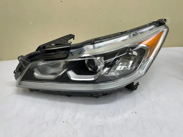 ALL TABS 2016 2017 HONDA ACCORD HALOGEN LED FRONT LEFT OEM HEADLIGHT TESTED LED - Image 2