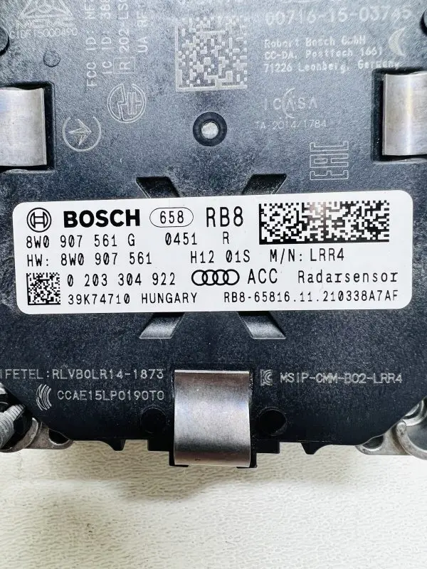8w0907561G 2021 2022 2023 AUDI A4 S4 A5 S5 RS5 FRONT OEM CRUISE CONTROL SENSOR - Image 6