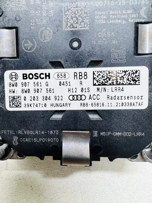 8w0907561G 2021 2022 2023 AUDI A4 S4 A5 S5 RS5 FRONT OEM CRUISE CONTROL SENSOR - Image 7