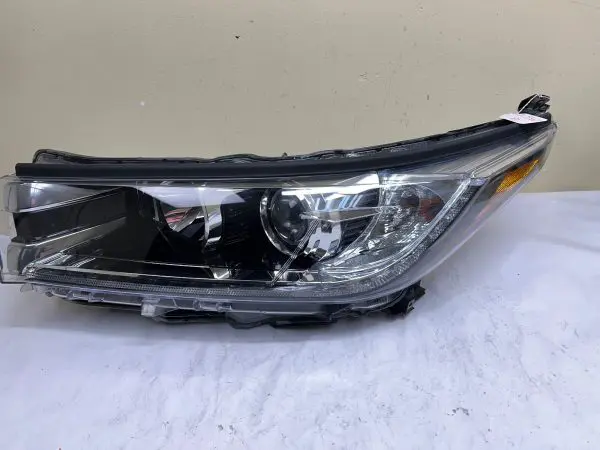 2017 2018 2019 TOYOTA HIGHLANDER HALOGEN LED FRONT LEFT OEM HEADLIGHT - Image 2