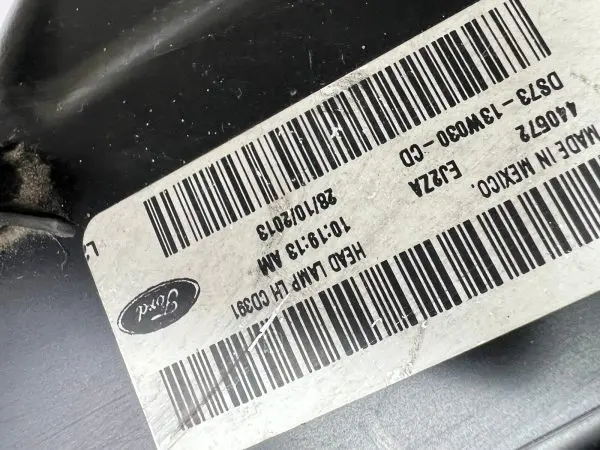 NICE ALL TABS 2013 2014 2015 2016 FORD FUSION HALOGEN FRONT  LEFT OEM HEADLIGHT - Image 13