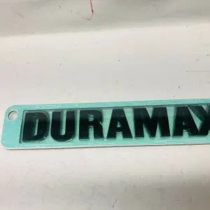 2019 2010 2021 CHEVY SILVERAFO DURAMAX BLACK GLOSS EMBLEM NAME PLATE LETTERS