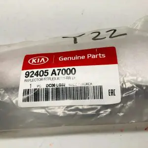 INS QUALITY 92405A7000, 2014 2015 2016 KIA FORTE REAR LEFT OEM BUMPER REFLECTOR