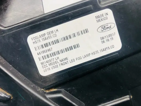 ⭐️ HS7315A255CD 2017 2018 2019 FORD FUSION LED FRONT LEFT OEM FOG LIGHT - Image 12