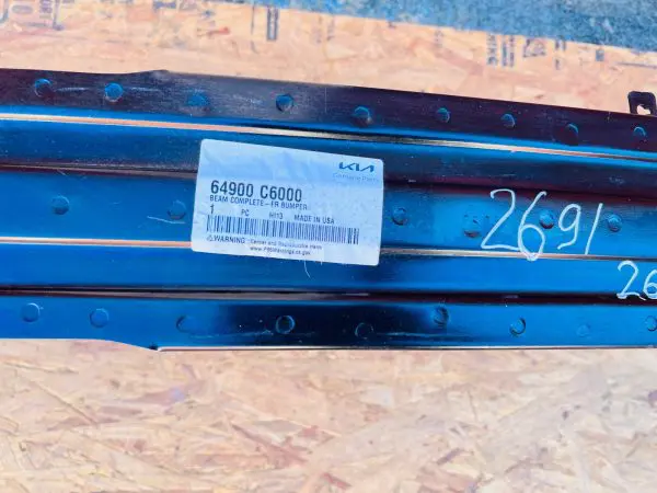 2016-2018 2019 2020 KIA SORENTO FRONT OEM IMPACT REINFORCEMENT BAR 64900C6000 - Image 7