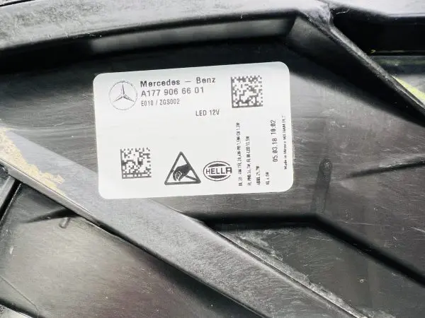2019 2020 2021 MERCEDES BENZ A CLASS A250 A35 A45 LED RIGHT OEM HEADLIGHT TRIPLE - Image 9