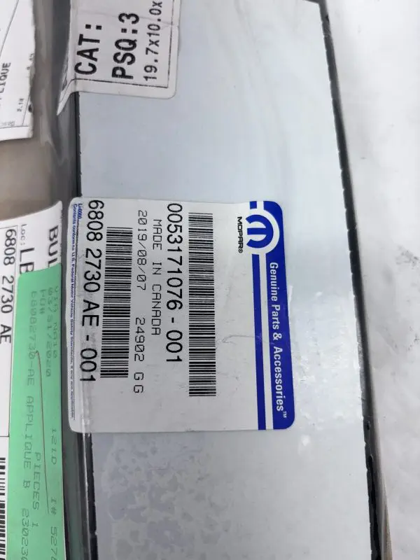 68082730ae 2013 2014 2015 2016 DODGE DART WINDOW APPLIQUE TRIM FRONT RIGHT OEM - Image 3