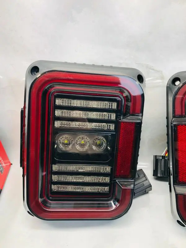 2007-2018 JEEP WRANGLER LED HUGE C LED REAR TAIL LIGHT LEFT AND RIGHT - Image 5