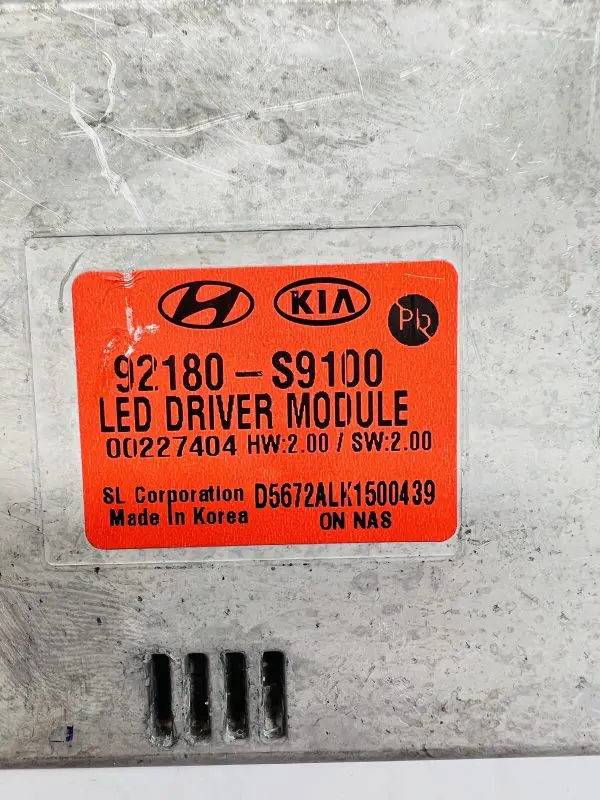 2020 2021 2022 KIA TELLURIDE LED CONTROL MODULE BALLAST 92180S9100 - Image 6