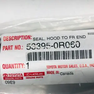 OEM 53395-0R060 2016 2017 2018 TOYOTA RAV4 FRONT BUMPER GRILLE SEAL GENUINE