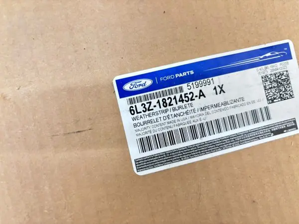 OEM 2004-2014 Ford F150 crew cab front right door belt molding 6l3z1821452a - Image 10