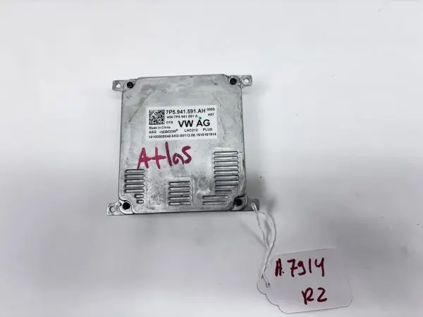 2019 2020 2021 2022 2023 VW ATLAS LED HEADLIGHT BALLAST CONTROL UNIT 7p5941591ah