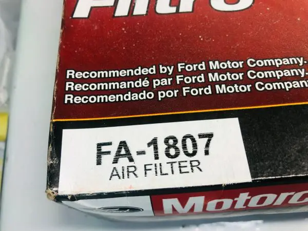 FA-1807 FORD MOTORCRAFT AIR FILTER - Image 2