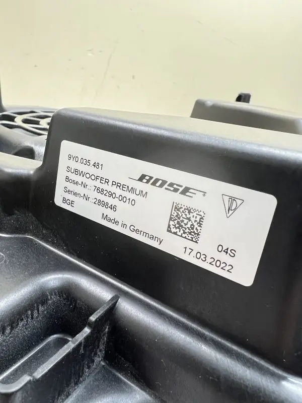2019 2020 2021 2022 2023 PORSCHE CAYENNE SUBWOOFER OEM GENUINE SPEAKER 9Y0035481 - Image 17