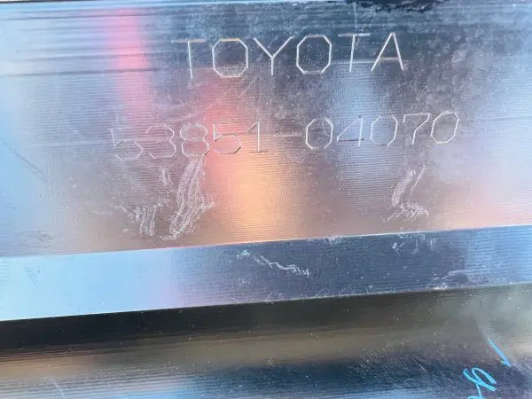 16 2017 2018 2019 2020 2021 TACOMA FRONT LOWER VALANCE AIR DEFLECTOR 5385104070 - Image 9