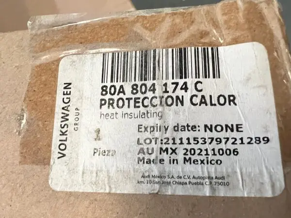 80A804174C 2018 2019 2020 2021 2022 2023 AUDI Q5 SQ5 FLOOR PAN HEAT SHIELD OEM - Image 15