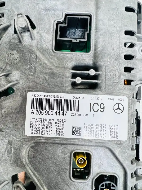 2019-2023 MERCEDES-BENZ GLC INSTRUMENT CLUSTER CONTROL UNIT A2059004447 GENUINE - Image 12