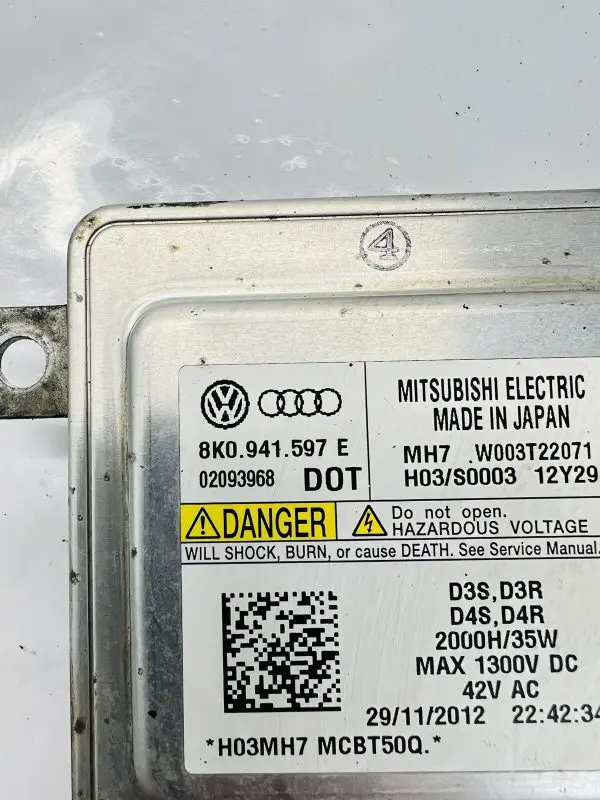 Audi VW Xenon Ballast HID Light Control Unit Module 8K0.941.597.E A6 S6 Q5 VW - Image 2