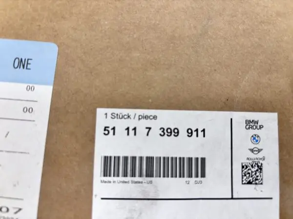 OEM GENUINE 51117399911 2018-2024 BMW X4 X3 FRONT IMPACT REINFORCEMENT BAR - Image 11