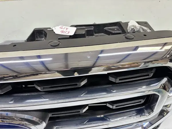 2021 2022 2023 FORD F150 LARIAT CHROME FRONT OEM GRILLE GENUINE WITH SHUTTER - Image 7