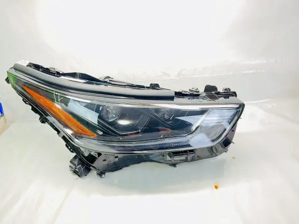 2020 2021 2022 TOYOTA HIGHLANDER LED BLACK BEZEL FRONT RIGHT OEM HEADLIGHT