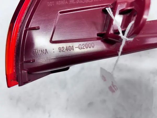 2017 2018 2019 2020 2021 2022 HYUNDAI IONOQ HALOGEN REAR LEFT OEM TAIL LIGHT - Image 13