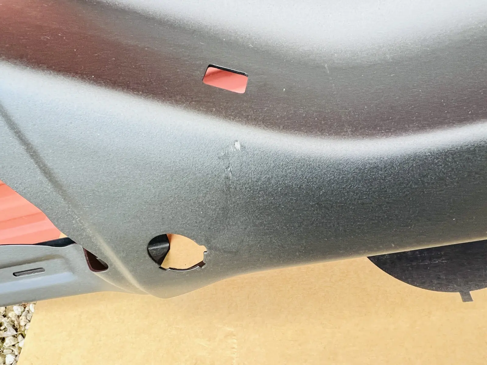 2021 2022 2023 FORD BRONCO WILDTRACK BIG BEND BLACK DIMOND REAR OEM BUMPER COVER - Image 9