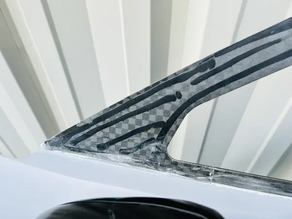 OEM Porsche original 911 991.1 GT3 CUP carbon door shell Left OEM 9919312118A - Image 3
